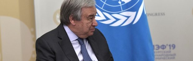 VN-baas Guterres: coronamaatregelen worden gebruikt om mensenrechten te beperken