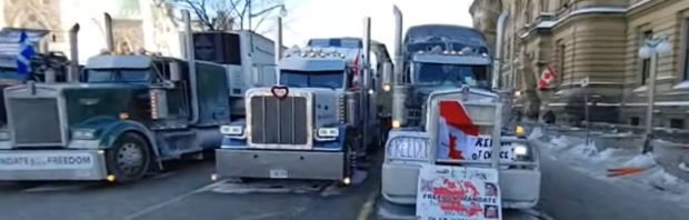Trudeau raakt regie kwijt: Ook Quebec zet zich schrap voor enorm vrijheidskonvooi truckers