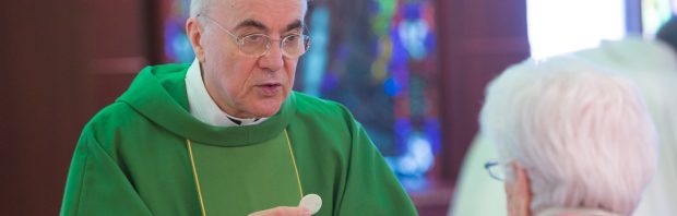 Aartsbisschop Vigano: ‘Coronapandemie’ was proefballon voor Nieuwe Wereldorde