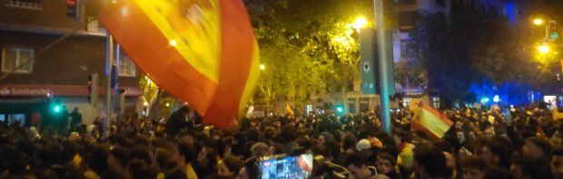 Massale protesten in 42 Spaanse steden, miljoenen mensen de straat op tegen socialistische coup