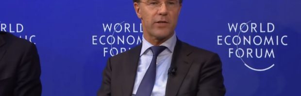 Kijk: Rutte geeft op het WEF toe dat hij bij de wereldelite hoort en meer